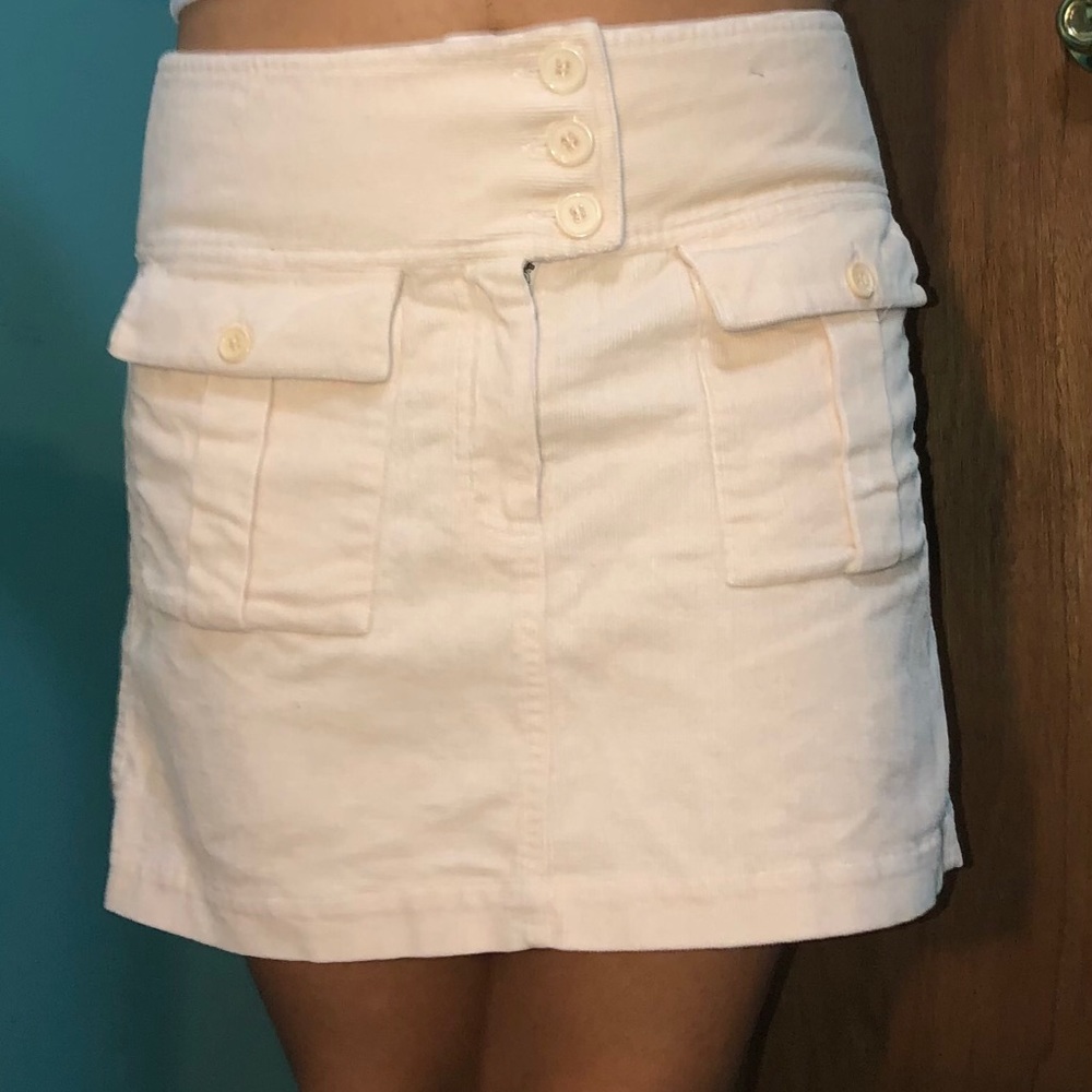 Corduroy Mini Skirt